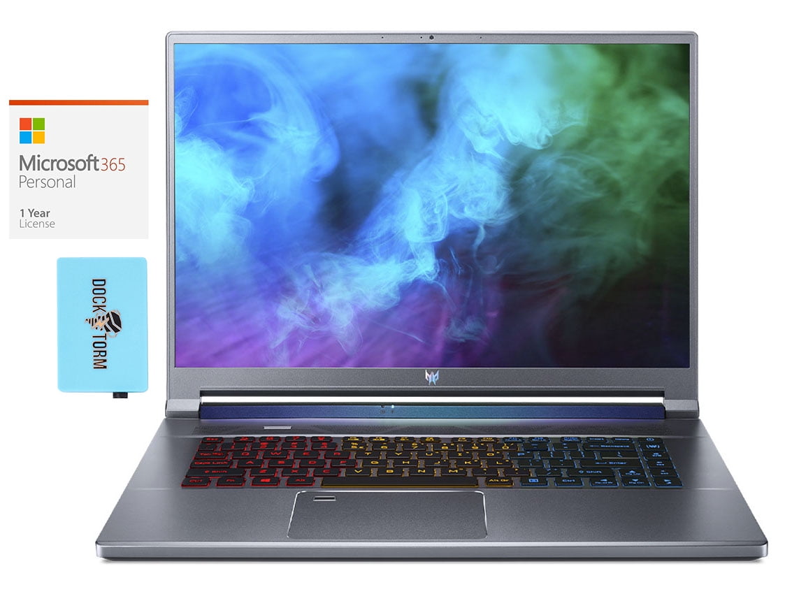 Acer Triton 500 SE-16 Gaming & Business Laptop (Intel i7-11800H 8-Core, 16.0" 165Hz Wide QXGA (2560x1600), NVIDIA RTX 3070, 16GB RAM, 8TB PCIe SSD, Win 11 Home) with Microsoft 365 Personal , Hub