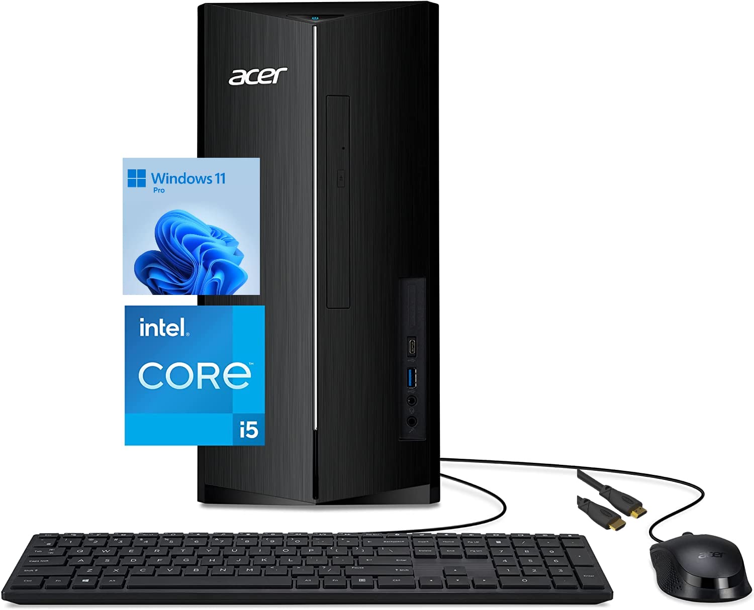 Acer [Windows 11 Pro] 2022 Aspire TC-1760-UA92 Desktop,12th