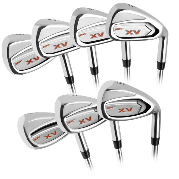 Acer XV Golf Iron Set for Men, Right Handed, Stiff Flex, Steel-Shafted (#5-GW)
