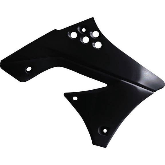 Acerbis Black Plastic Radiator Shrouds/Scoops (2043740001)