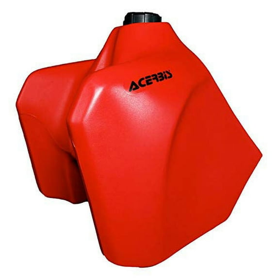 Acerbis 2062480229; Fuel Tank Red W / Black Cap 5.8 Gal
