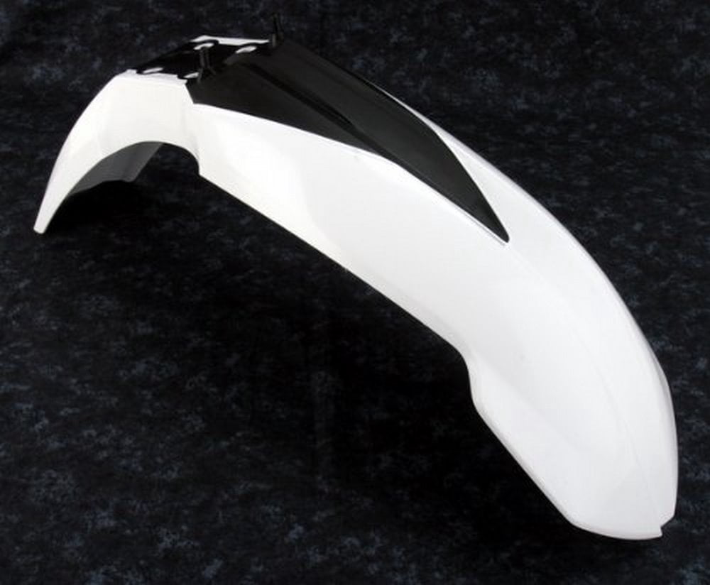 Acerbis Front Motorcycle Fender - White Universal Replacement Fender