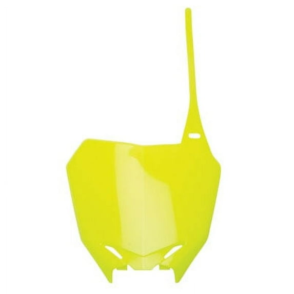 Acerbis 2113634310; Front Number Plate Fluorescent Yellow