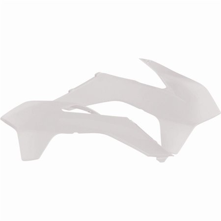 Acerbis 2314250002; Radiator Shrouds White Fits KTM