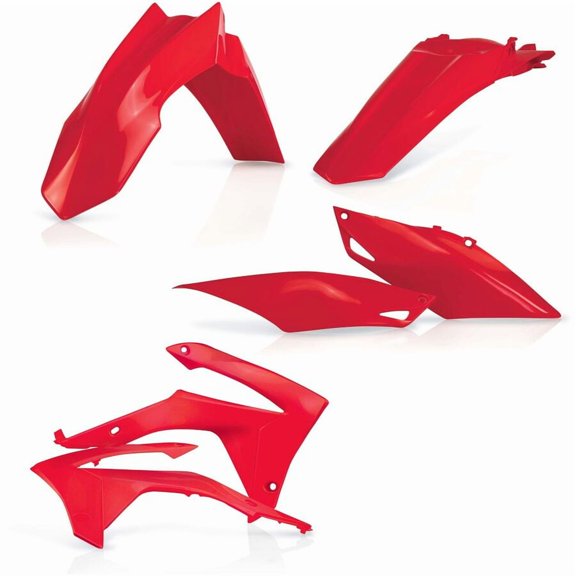 Acerbis 2314400227; Plastic Kit Fits Honda Red