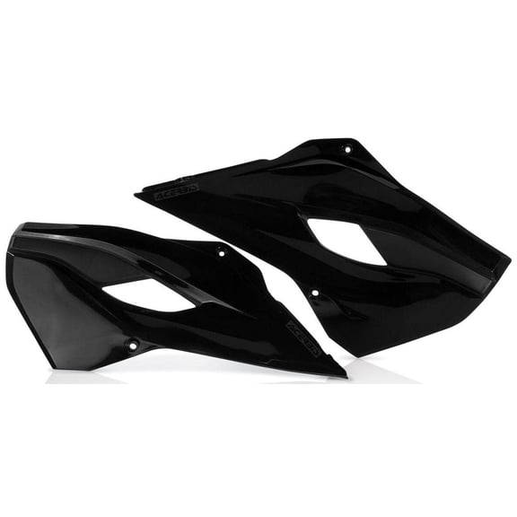 Acerbis Radiator Shroud Set (Black) for 14-15 Husqvarna FC450HQ