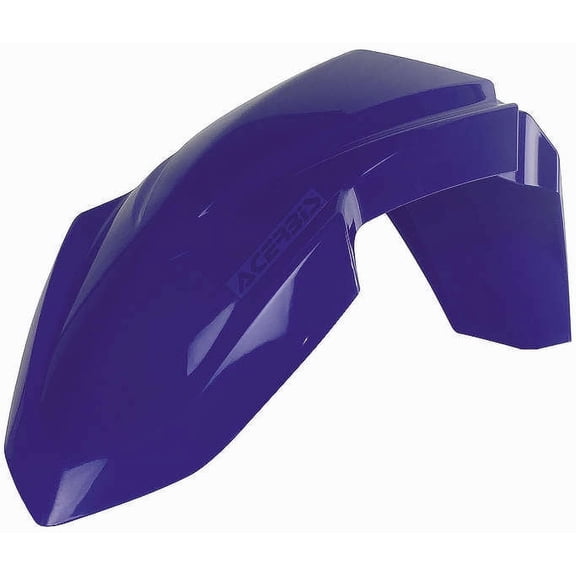 Acerbis Front Fender, YZ Blue, OE Replacement Plastic, Fits Yamaha YZ85 Dirt Bike, Universal Fit (2403020211)