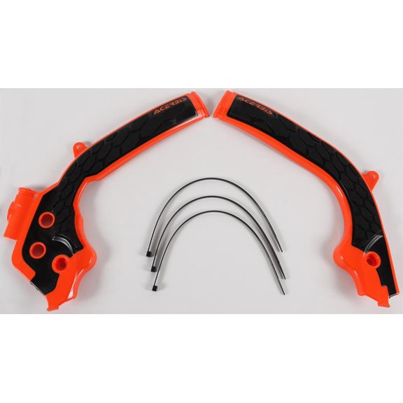Acerbis 2449535225 X-Grip Frame Guard Orange/Black