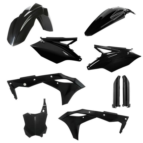 Acerbis 2685820001 Full Plastic Kit - Black