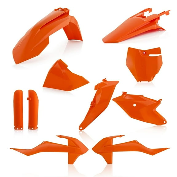 Acerbis 2686025226; Full Plastic Kit Orange