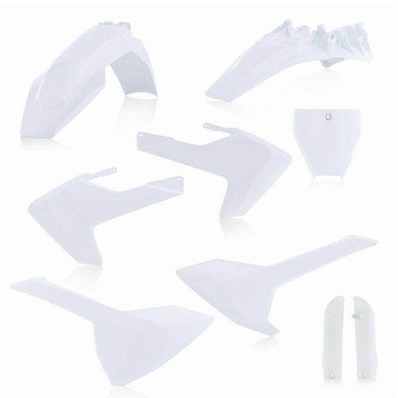 Acerbis 2686466811 Full Plastic Kit White