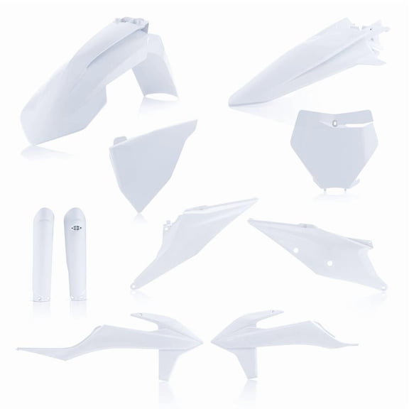 Acerbis 2726496811 Full Plastic Kit - White 20