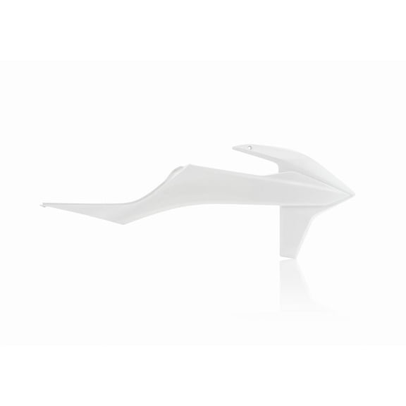 Acerbis Radiator Shrouds White Plastic Pair Off-Road Dirt Bike Front Replacement Body Cover (2726510002)