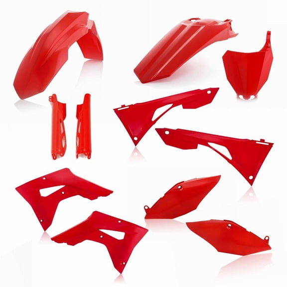 Acerbis 2736260227 Full Plastic Kit Red