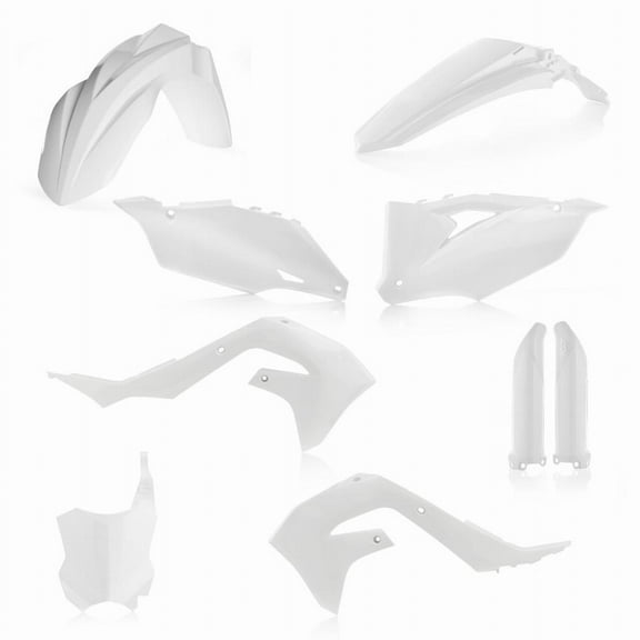 Acerbis 2736290002 Full Plastic Kit White