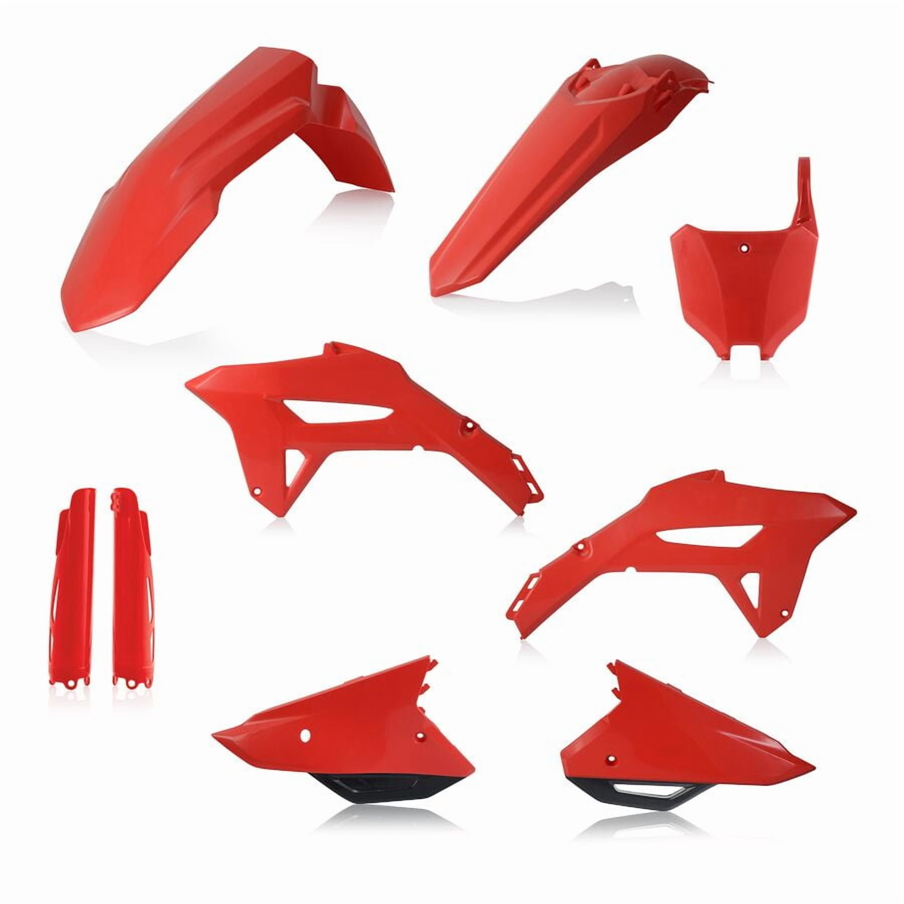 Acerbis Parafango Posteriore Rosso Per Honda CRF 150 (2007-2009) - Ricambio Originale, Accessorio Moto - 4