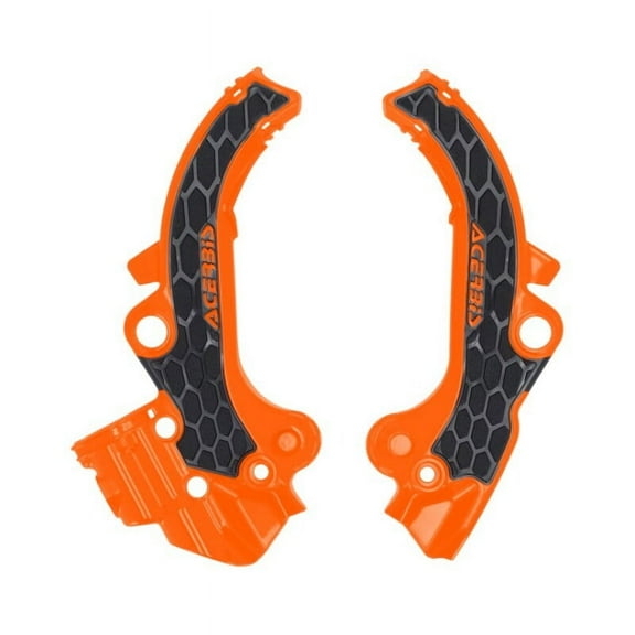 Acerbis 2024 KTM SX65 X-Grip Frame Guard - Orange and Black