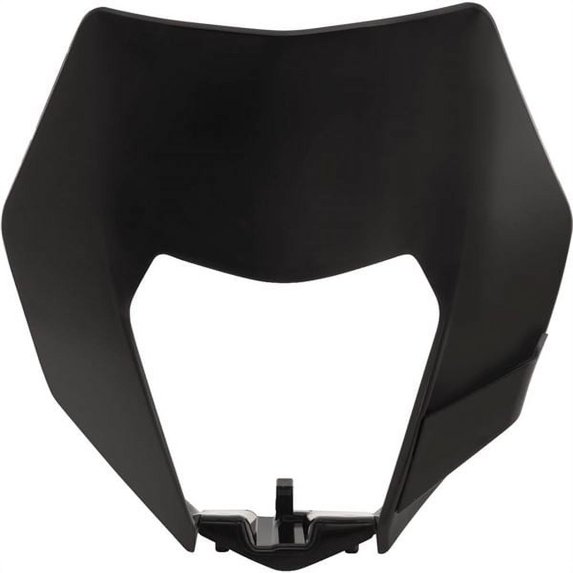 Acerbis Black Plastic Headlight Mask (2732070001)