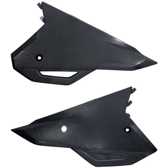 Acerbis Black Metallic Plastic Rear Side Panels (2858897440)