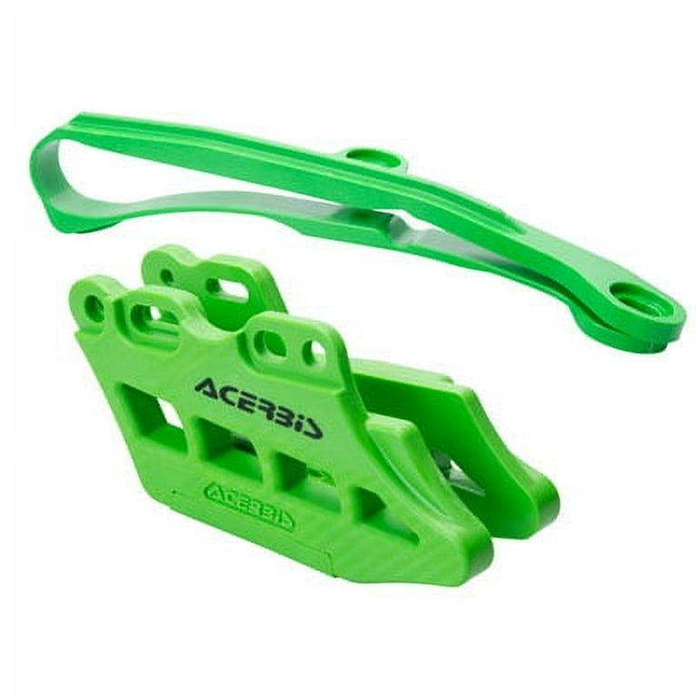 Acerbis Chain Guide and Slider Kit 2.0 Green for Kawasaki