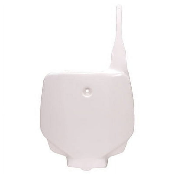 Acerbis Front Number Plate White for Kawasaki KX80 Big Wheel 1990-1994