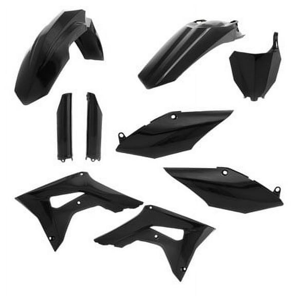 Acerbis Full Plastic Kit Black for Honda CRF450R 2017-2018