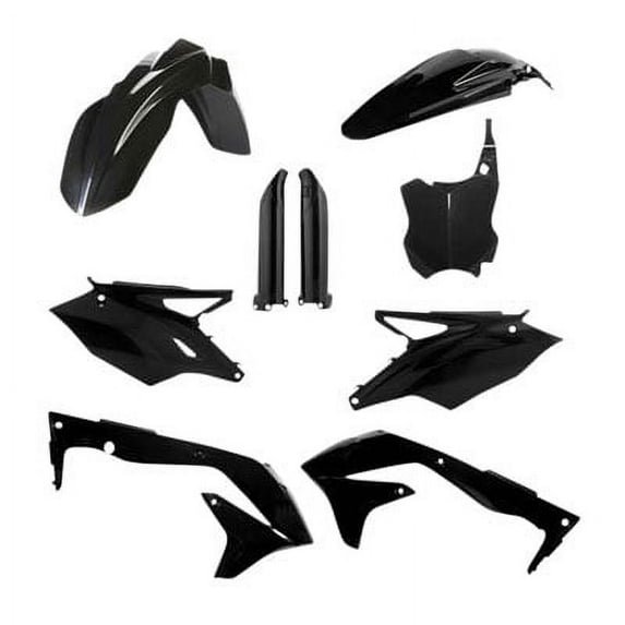 Acerbis Full Plastic Kit Black for Kawasaki KX450F 2016-2017