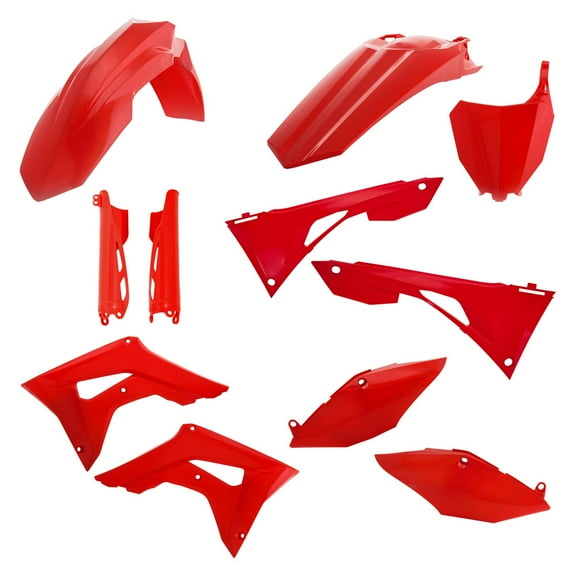 Acerbis Full Plastic Kit Red For Honda CRF250R 2019-2021
