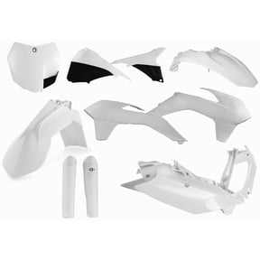 Acerbis Full Plastics Kit White #2403090002 KTM