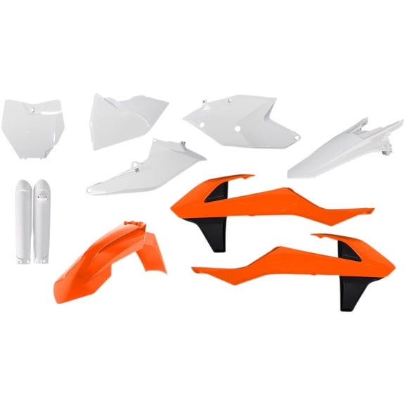 Acerbis Orange/White/Black Full Body Plastic Kit (2421065135)
