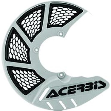 Acerbis Fork Protectors Black - Carbon Look Rubber Fork Guards For Motorcycle Protection