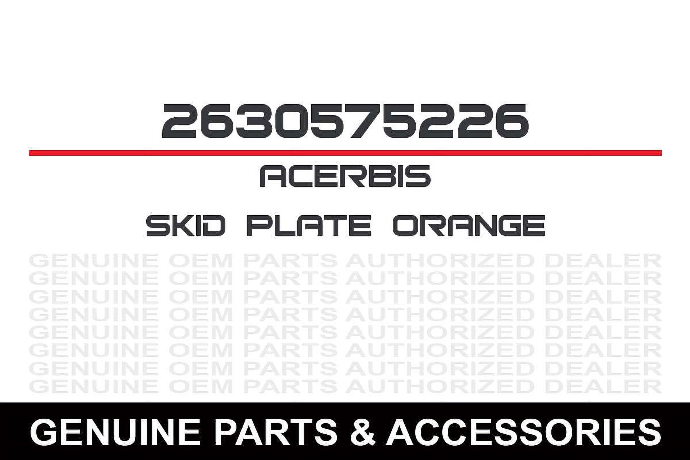 Acerbis Orange Plastic Skid Plate (2630575226)