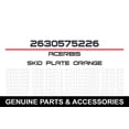 thumbnail image 1 of Acerbis Orange Plastic Skid Plate (2630575226), 1 of 2
