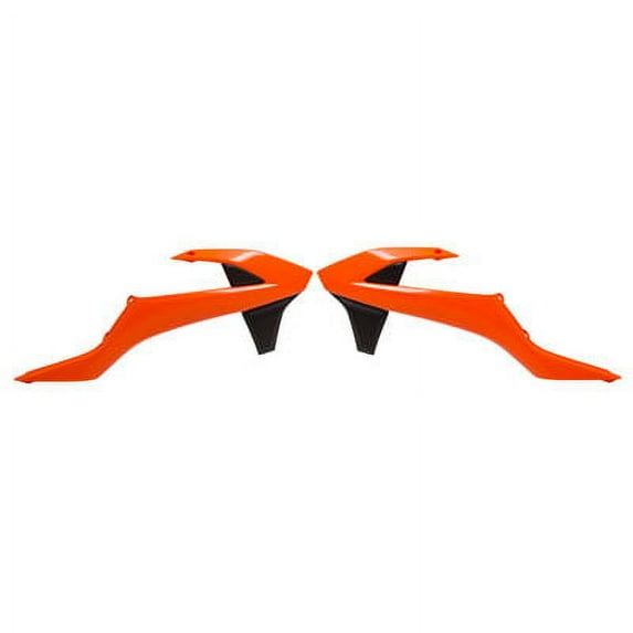 Acerbis Radiator Scoops 16 KTM Orange/Black for KTM 250 XC-F 2016-2018