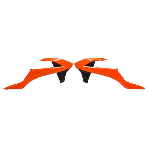 Acerbis Radiator Scoops 16 KTM Orange/Black for KTM 300 XC-W (E-Start) 2017-2018