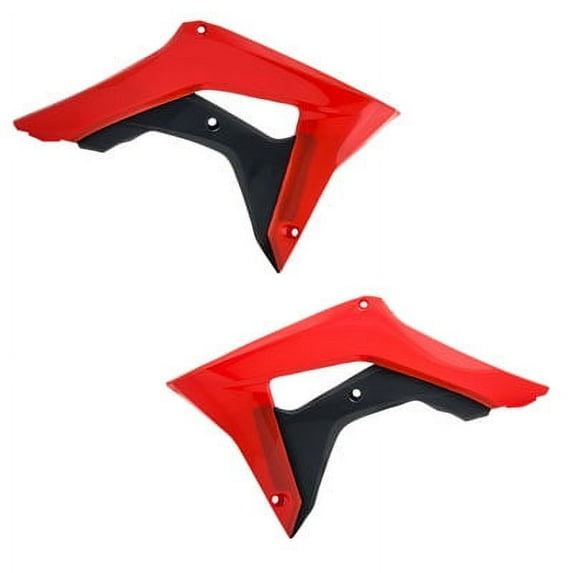 Acerbis Radiator Scoops Red/Black for Honda CRF450R 2017-2018