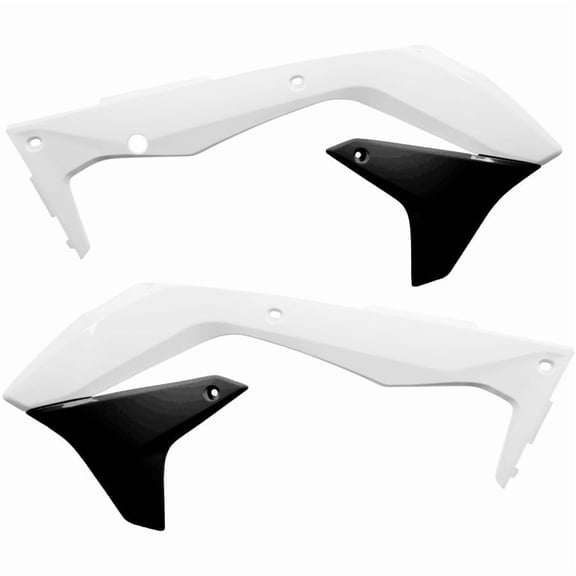 Acerbis Radiator Scoops White/Black
