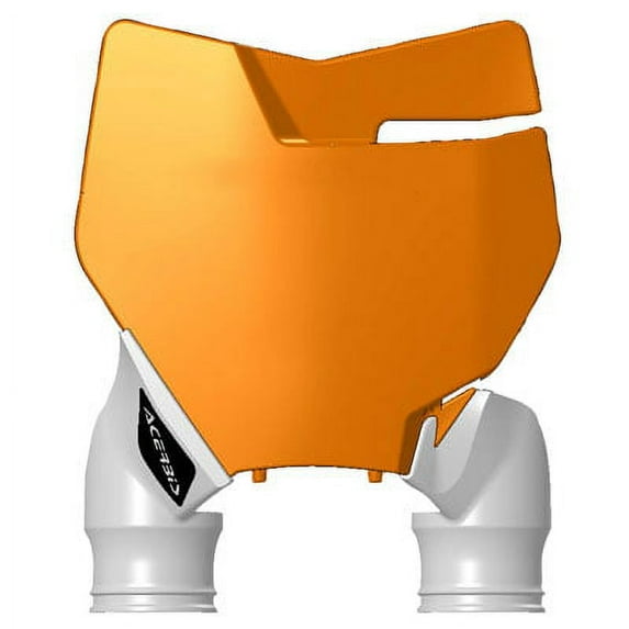 Acerbis Raptor Front Number Plate 16 KTM Orange/White for KTM 250 SX-F 2016-2018