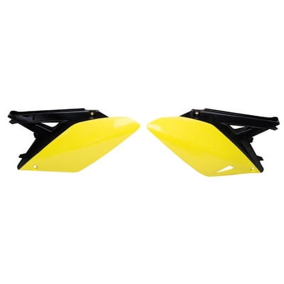 Acerbis Side Panels Black/Yellow for Suzuki RMZ250 2010-2018