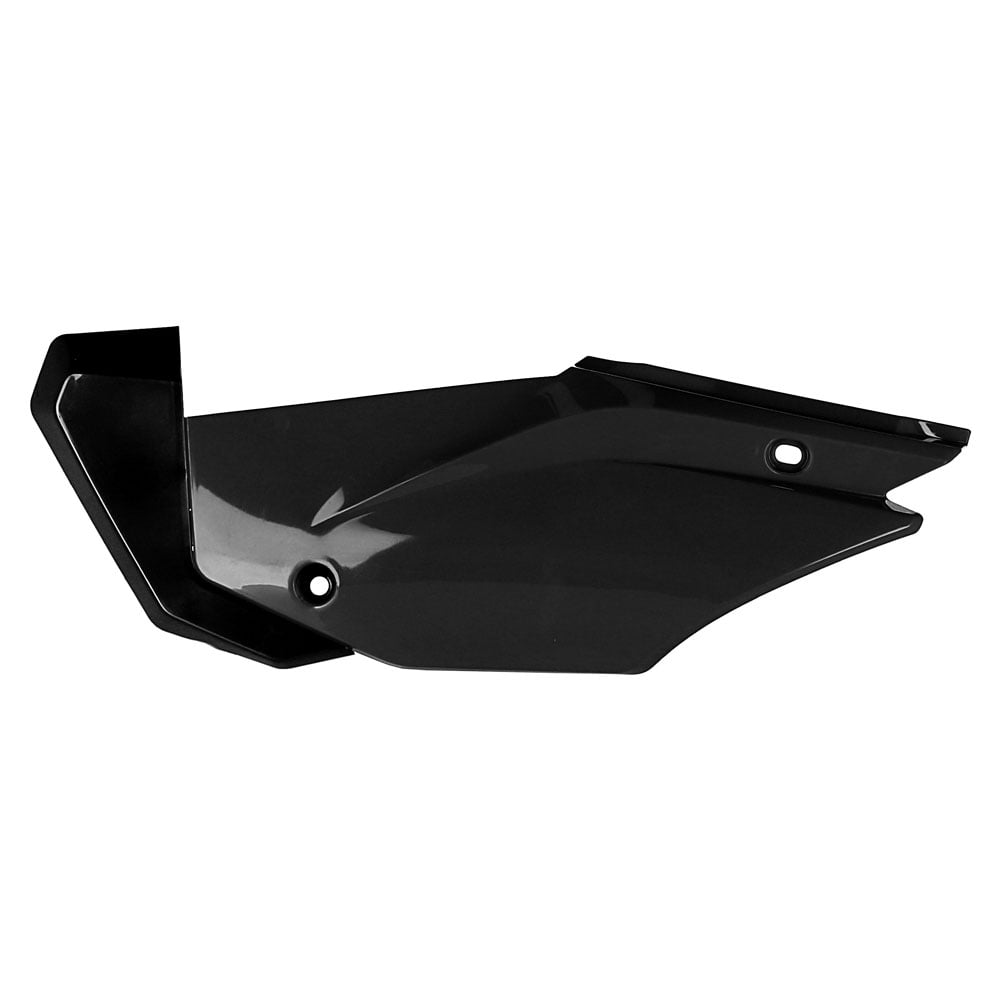 Acerbis Front Number Plate For KTM 65 SX 2016-2018 - Black, Italian-Molded Plastic, Dirt Bike Replacement Part