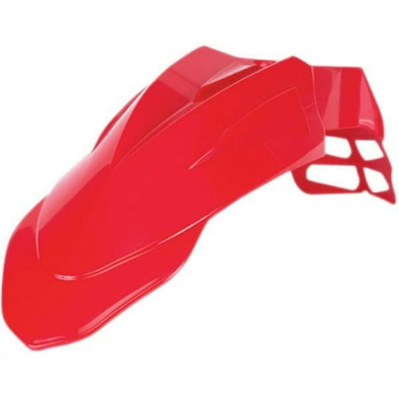 Acerbis Universal Supermoto Red Plastic Front Fender (2040390227)