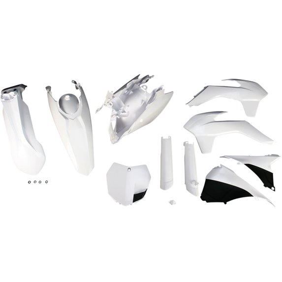 Acerbis White/Black Full Body Plastic Kit (2314330002)