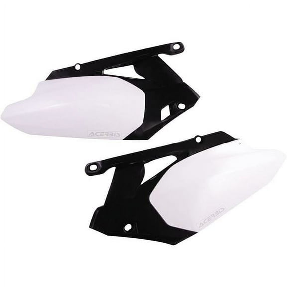 Acerbis White/Black Plastic Rear Side Panels (2171811035)