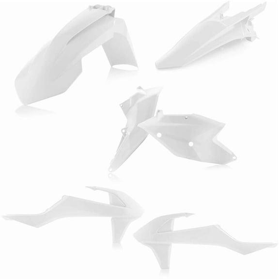 Acerbis White Complete Plastic Body Kit (2634060002)