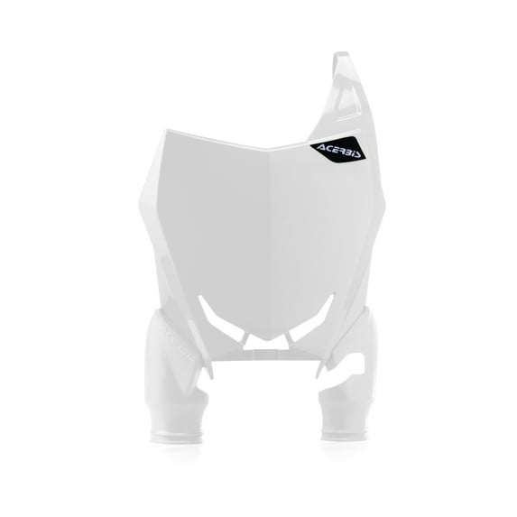 Acerbis White Plastic Front Number Plate (2689760002)