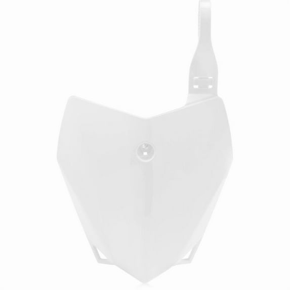 Acerbis White Plastic Front Number Plate (2780400002)