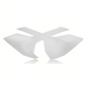 Acerbis White Plastic Rear Side Panels (2449550002)