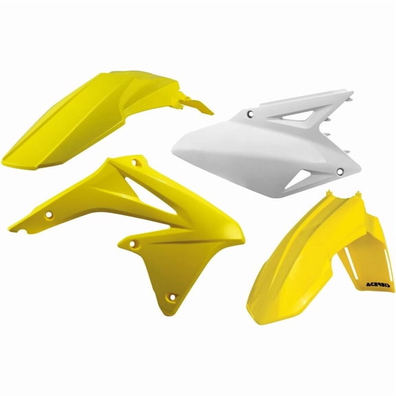 Acerbis White/Yellow Complete Plastic Body Kit (2113820357)