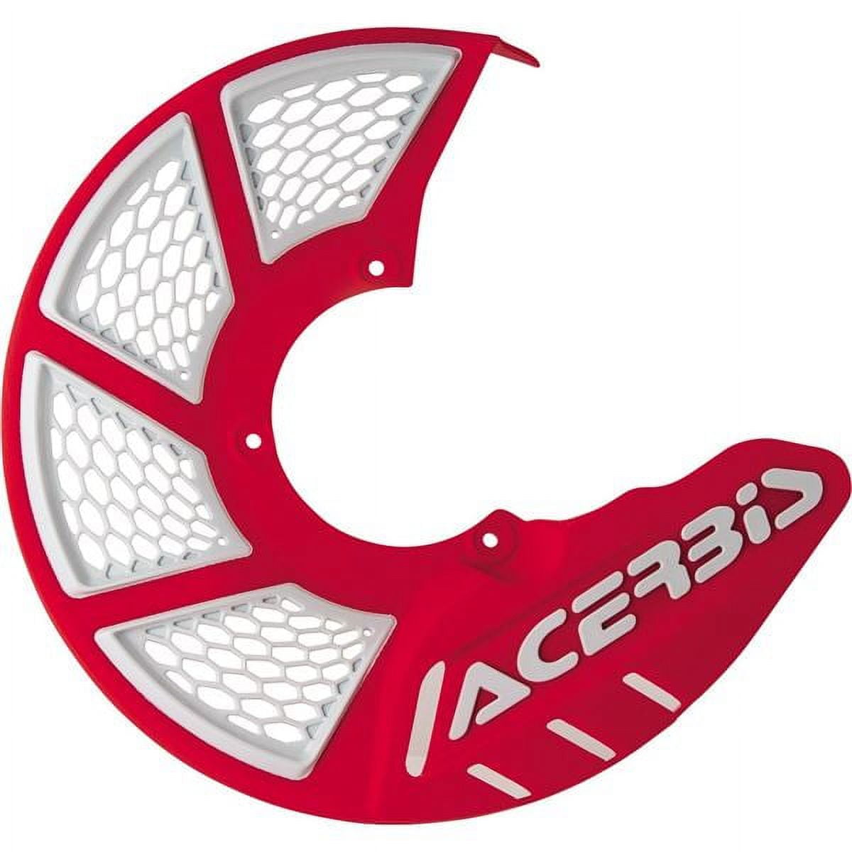 Acerbis X-Brake Disc Cover - White/Black 2449490002