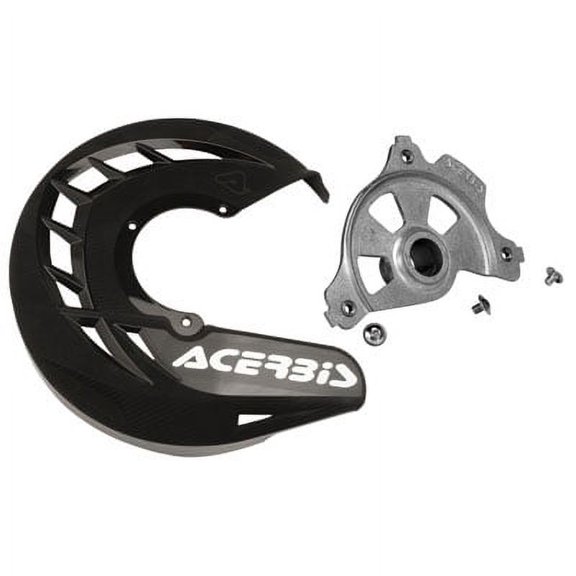 Acerbis X-Brake Front Disc Cover with Mounting Kit Black for Husaberg FE 450 2009-2014